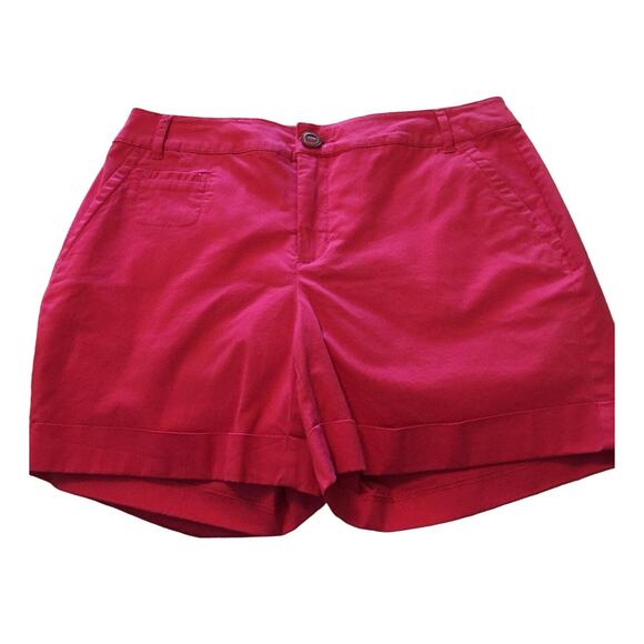 Tribal Pants - Tribal Boutique Cuffed Pink Shorts Size 6 Five Pockets